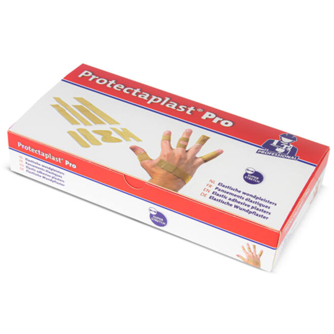 Elastische pleisters bruin Protectaplast 180x20mm 100stuks
