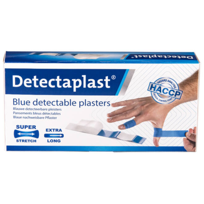 Elastische blauwe textielpleister Detectaplast 180x20mm