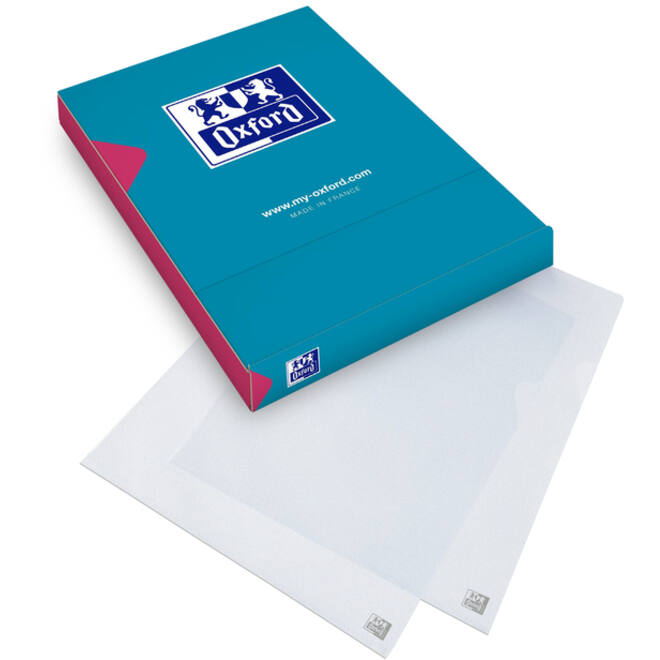 Insteekmap L-model Oxford A4 PP 120µ generfd 100 stuks