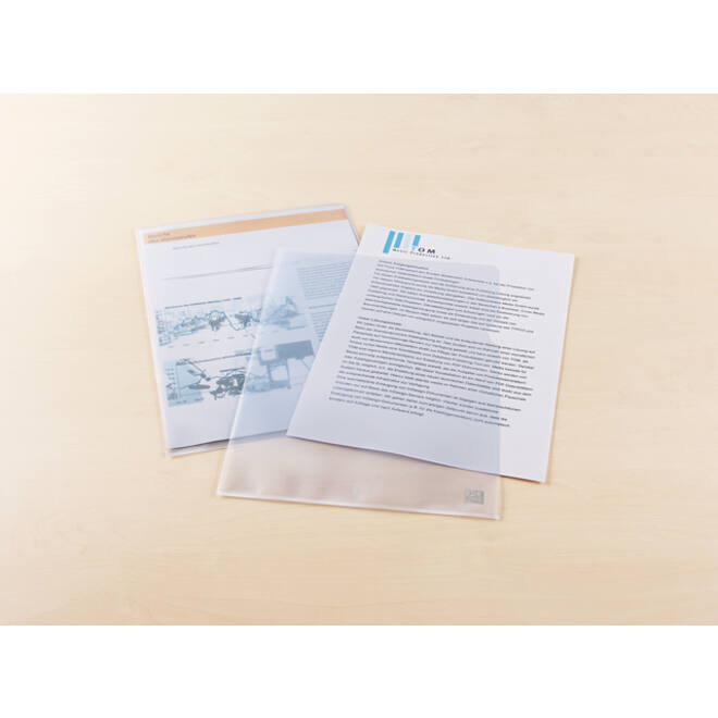 Insteekmap L-model Oxford A4 PP 140µ generfd 100 stuks