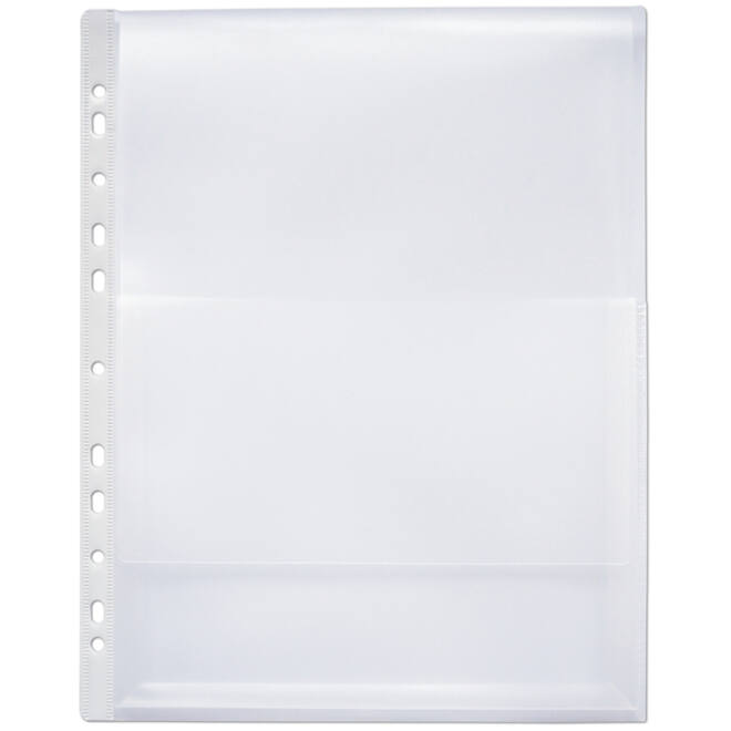 Showtas Oxford A4 PP 200µ glashelder met sluitklep 10 stuks
