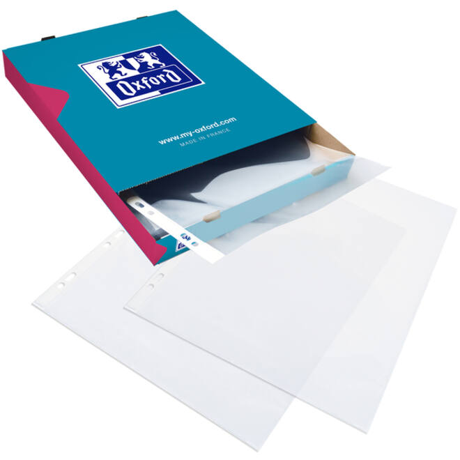 Showtas Oxford A4 PP 90µ glashelder 100 stuks