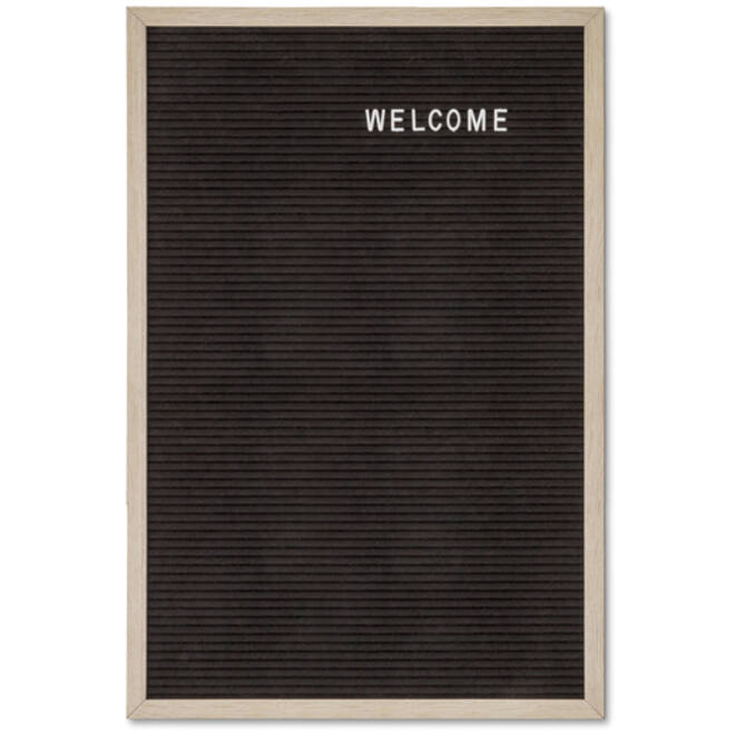 Letterbord IEZZY 40x60cm naturel hout