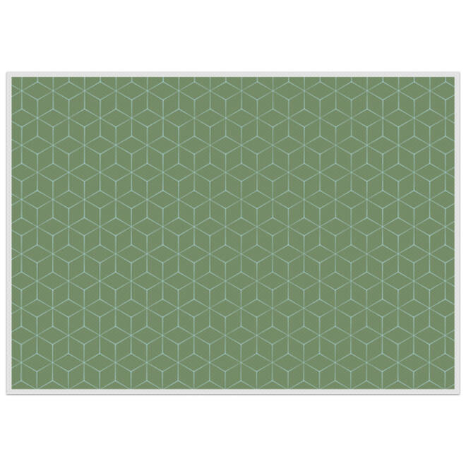 Placemat IEZZY hexagon groen
