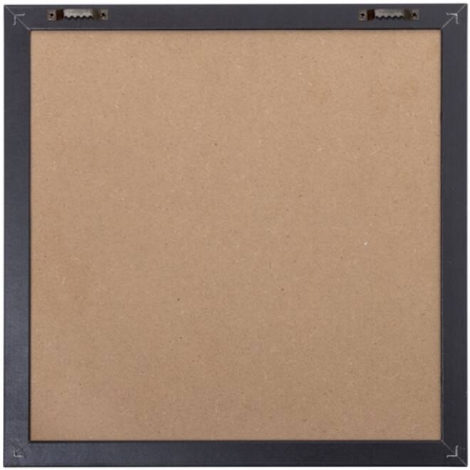 Letterbord IEZZY 30x30cm zwart hout