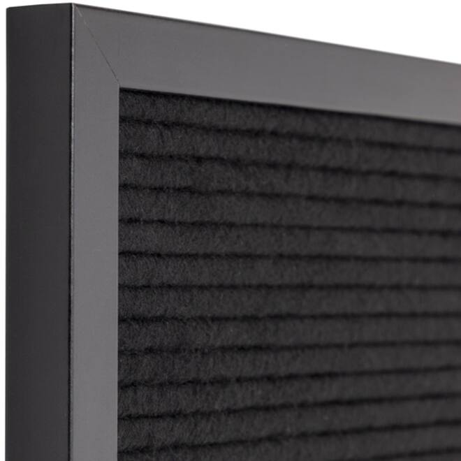 Letterbord IEZZY 40x60cm zwart hout