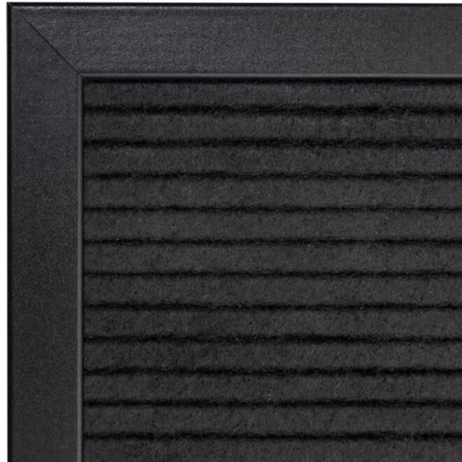 Letterbord IEZZY 60x80cm zwart hout