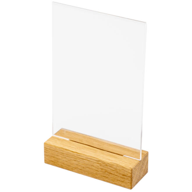Menukaarthouder IEZZY tafeldisplay A6 hout