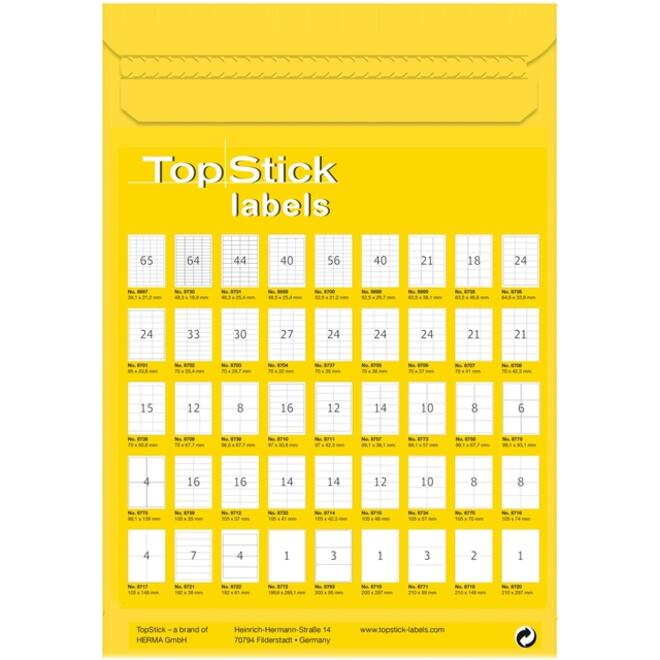 Etiket Office 105x74mm 800 stuks