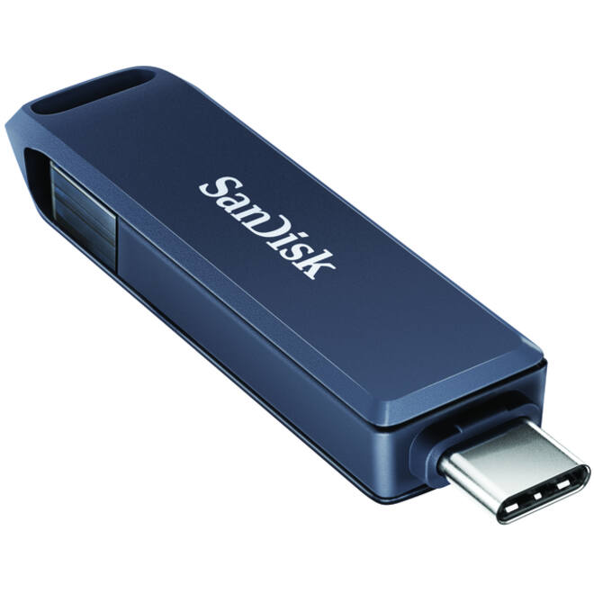 Phone Drive 128GB lightning- USB-C blauw