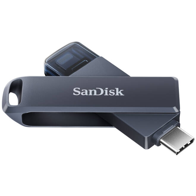 Phone Drive 256GB lightning- USB-C blauw