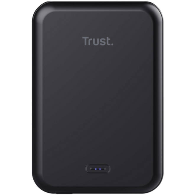 Powerbank Trust Magnetic draadloos 5000MAH zwart