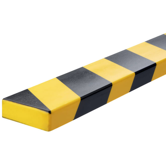 Beschermingsprofiel Durable S20 recht 1m geel zwart