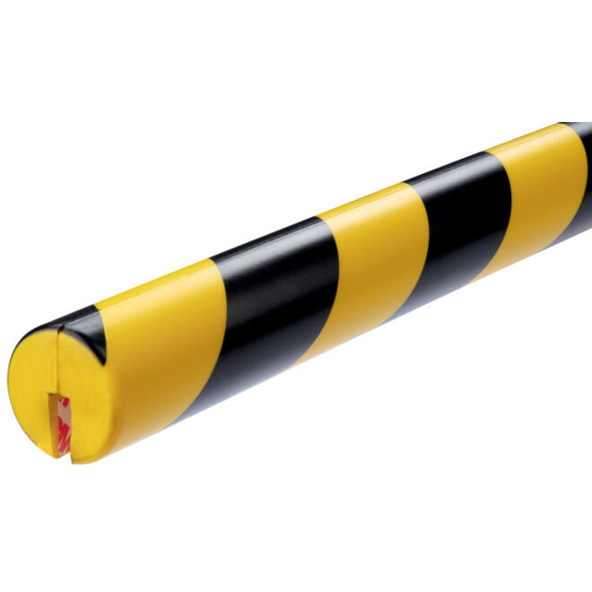 Beschermingsprofiel Durable E8R hoek 1m geel zwart