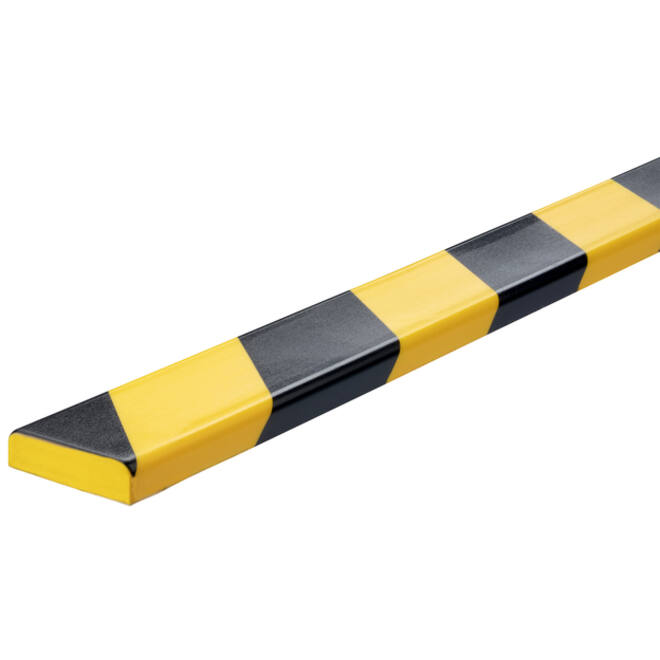 Beschermingsprofiel Durable S10 recht 1m geel zwart