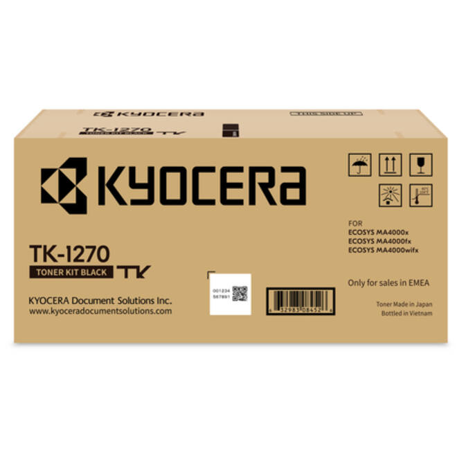 Toner Kyocera TK-1270 zwart