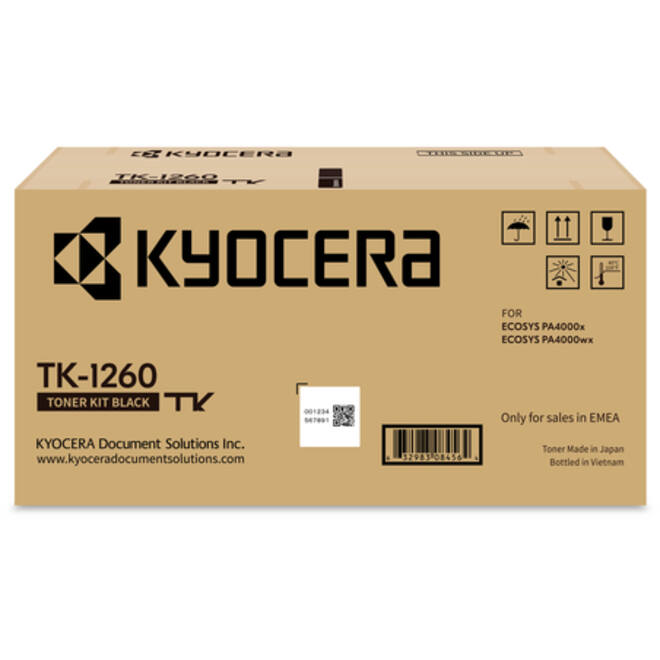 Toner Kyocera TK-1260 zwart