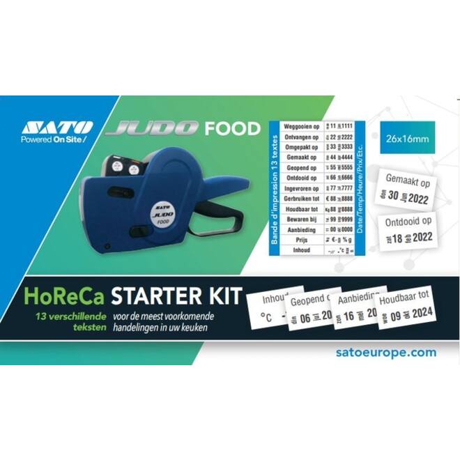 Etiketteertang Sato Judo Food