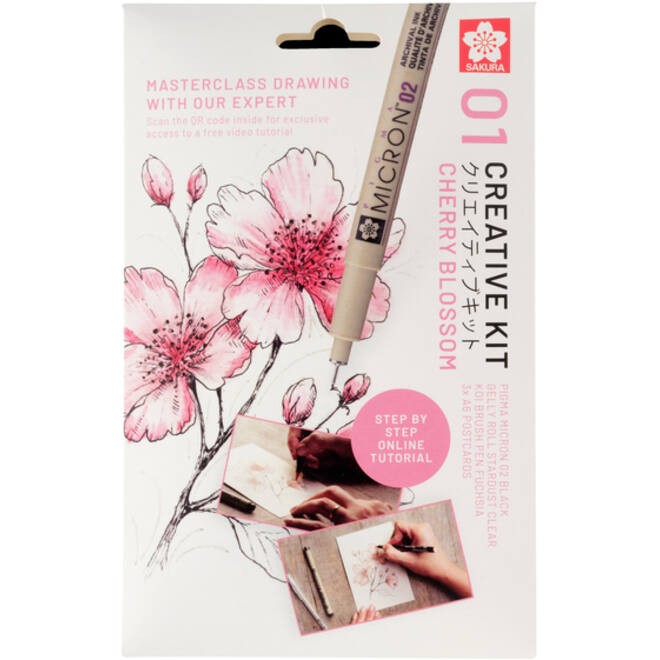 Tekenset Sakura Creative Kit Cherry Blossom