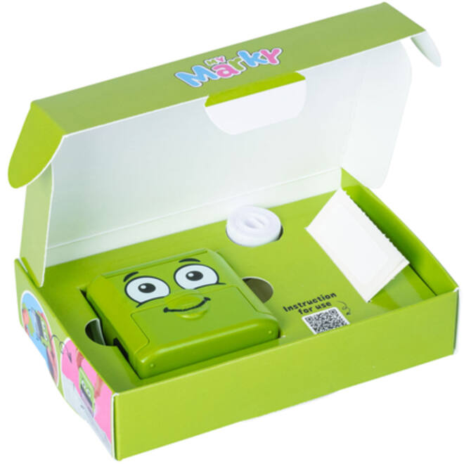 Textielstempel Colop My Marky met voucher groen