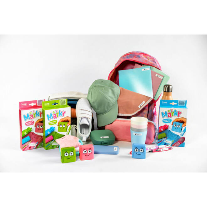 Textielstempel Colop My Marky met voucher blauw