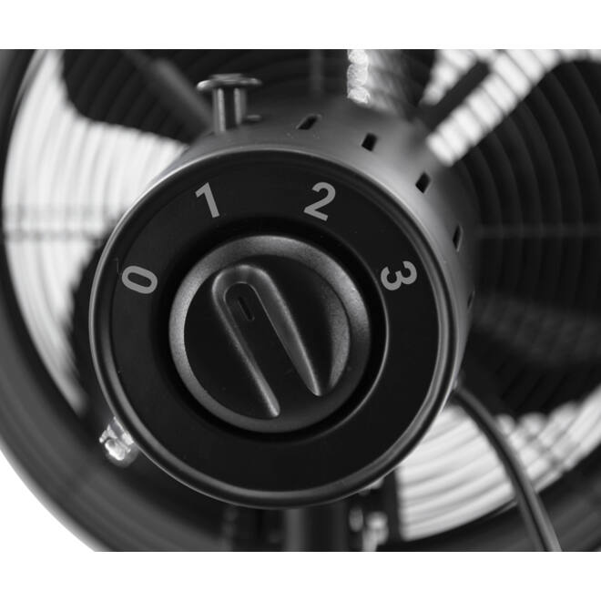 Tafelventilator Tomado Ø 35 cm retro zwart