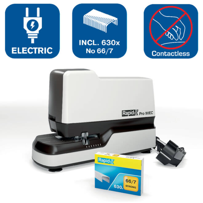 Nietmachine Rapid Contactloos Elektrisch Pro 90EC 50 vel