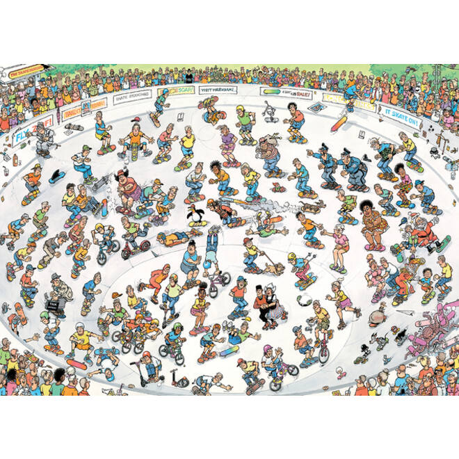 Puzzel JvH Skatebowl 1000st