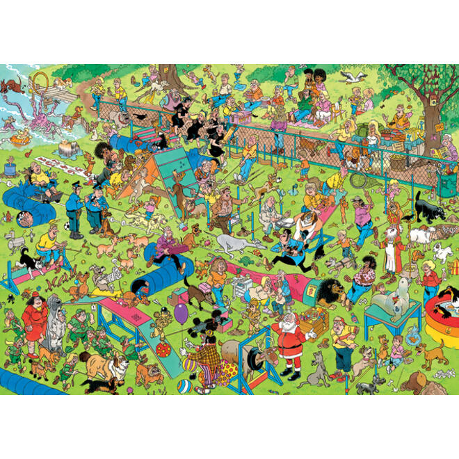 Puzzel Jan van Haasteren Hondenparcours 1000st