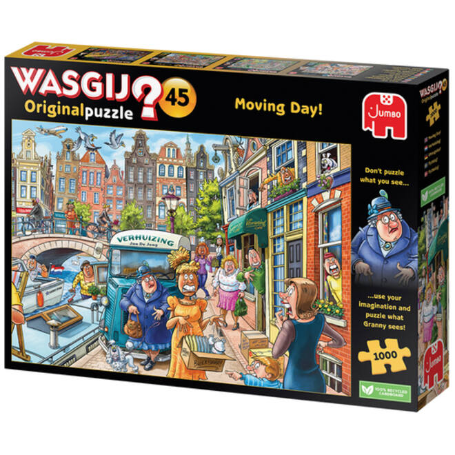 Puzzel Wasgij Original 45 Verhuisdag! 1000st