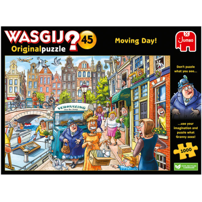 Puzzel Wasgij Original 45 Verhuisdag! 1000st