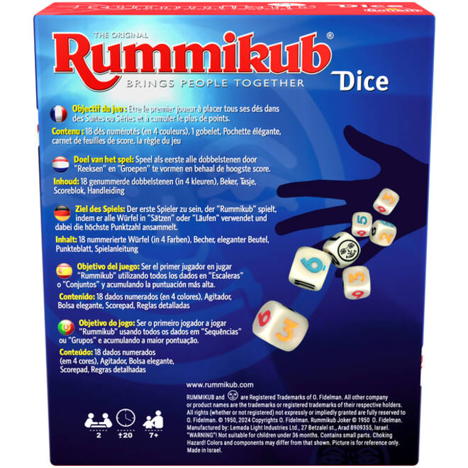 Spel Rummikub Express Dice