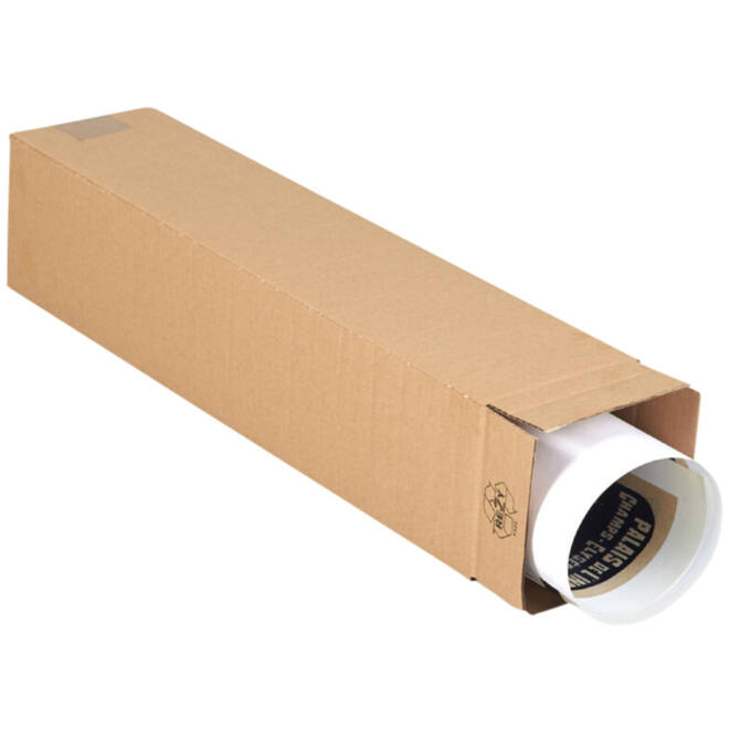 Vierkante koker IEZZY 610x120x120mm bruin