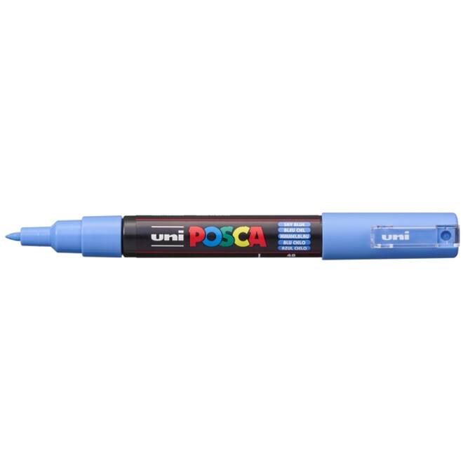 Verfstift Posca PC1MC extra fijn hemelsblauw