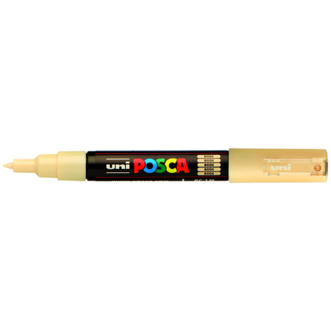Verfstift Posca PC1MC extra fijn beige