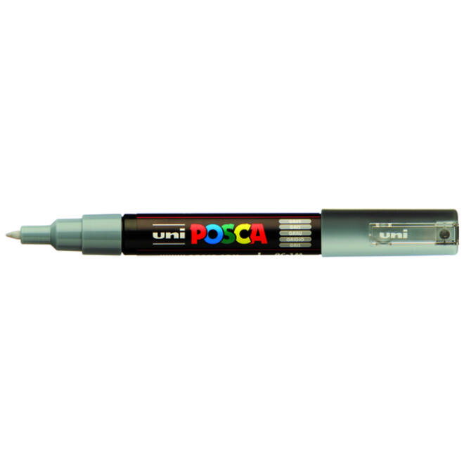 Verfstift Posca PC1MC extra fijn grijs