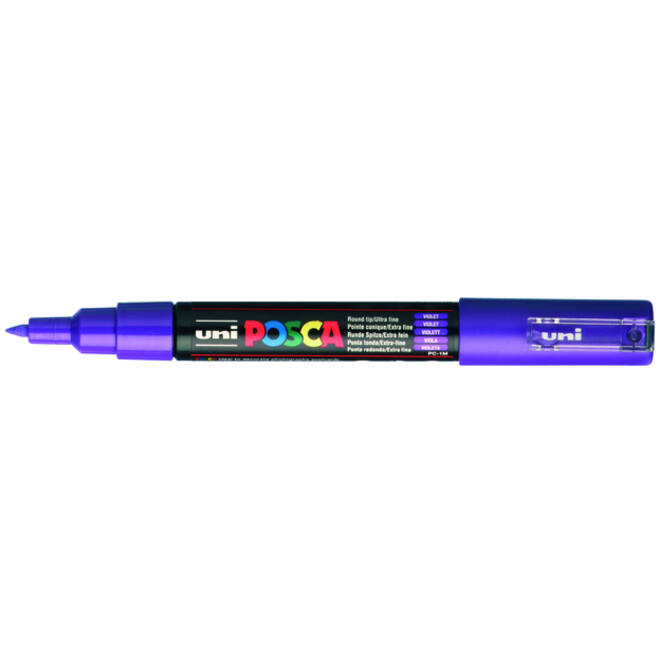 Verfstift Posca PC1MC extra fijn paars