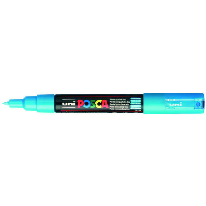 Verfstift Posca PC1MC extra fijn lichtblauw