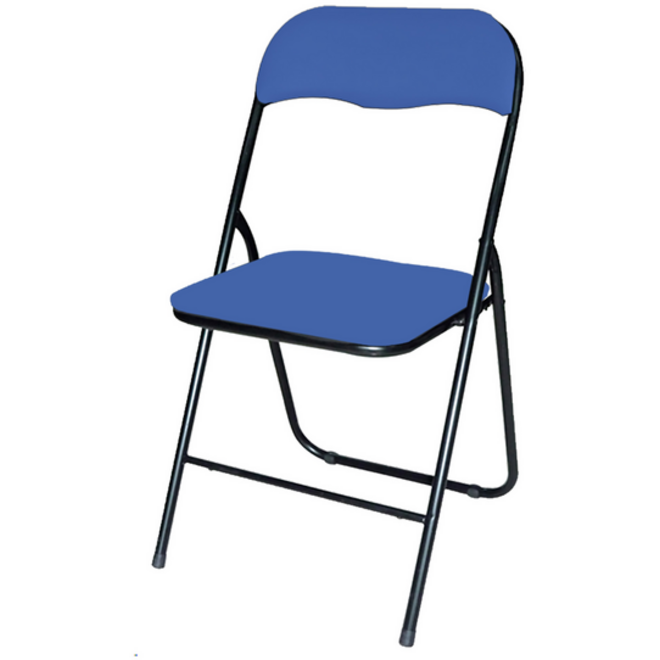 Klapstoel BRASQ FC100 blauw-zwart&nbsp;&nbsp;&nbsp;&nbsp;&nbsp;&nbsp;&nbsp;&nbsp;&nbsp;&nbsp;&nbsp;&nbsp;