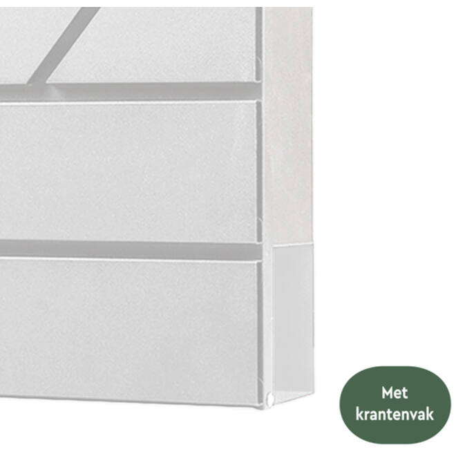 Brievenbus BRASQ PB200 Deluxe wand wit