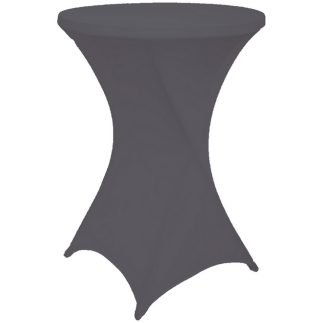 Tafelrok BRASQ voor statafel 80cm antraciet