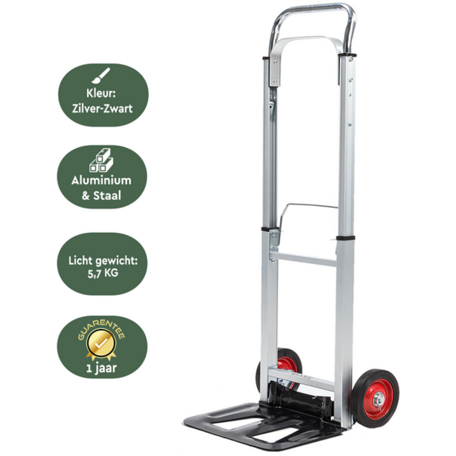 Steekwagen BRASQ stalen plateau 90 kg