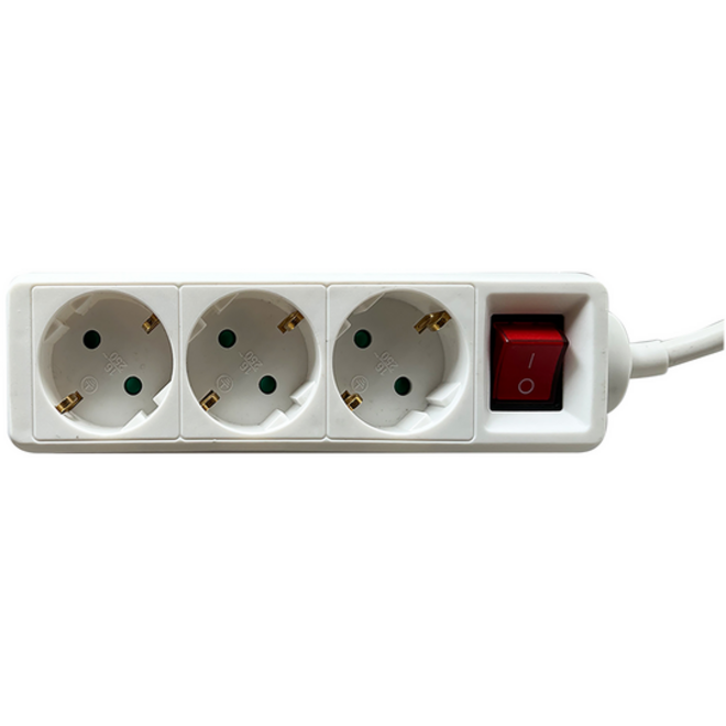 Stekkerdoos BRASQ 3 voudig 1.4 meter wit