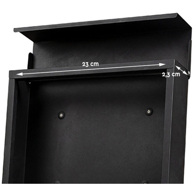 Brievenbus BRASQ PB300 Premium zwart