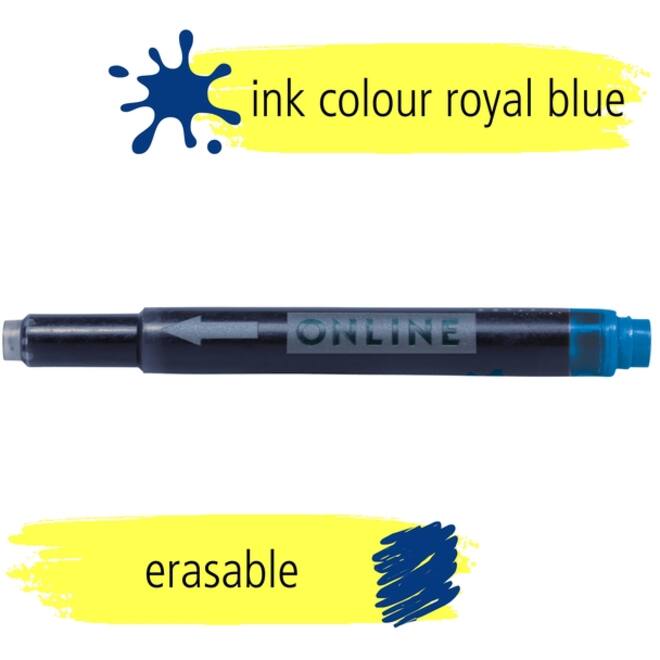 Inktpatroon Online Kombi blauw doos à 5 stuks