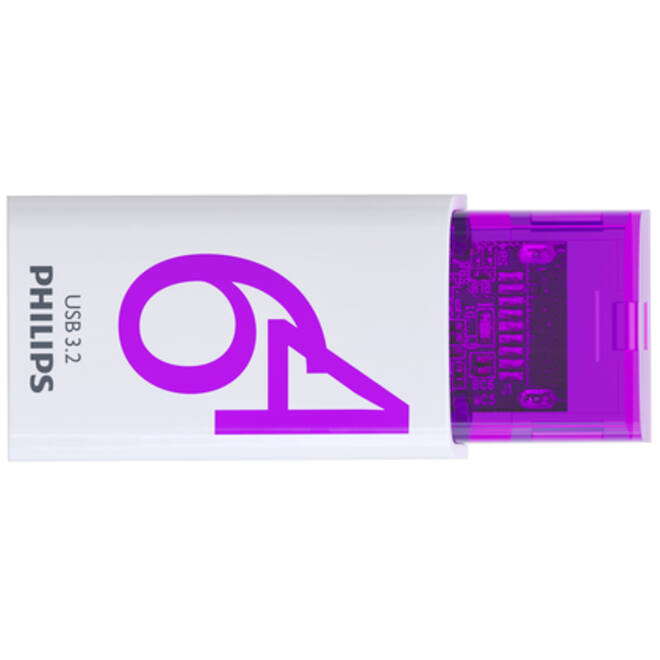 USB Stick Philips Click USB-C 64GB Magic Purple