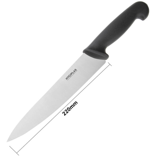 Koksmes Hygiplas 215 mm zwart