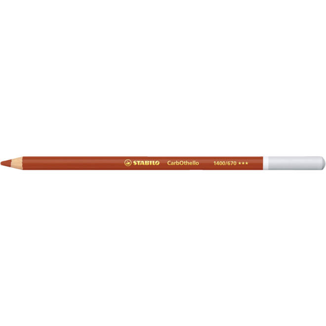 Kleurpotloden STABILO CarbOthello kalkpastel gebrand sienna
