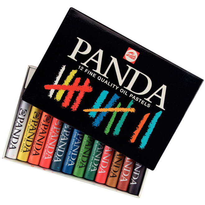 Oliepastel Talens Panda set á 12 kleuren