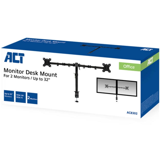 Monitorarm ACT 2 schermen